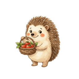 Stachi, das Erntezeit-Maskottchen